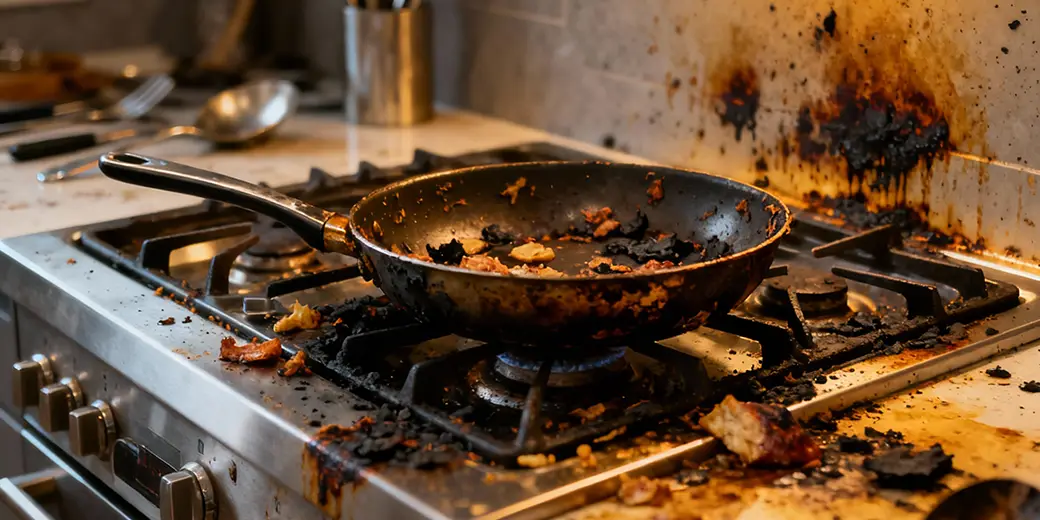 burnt-on food removal